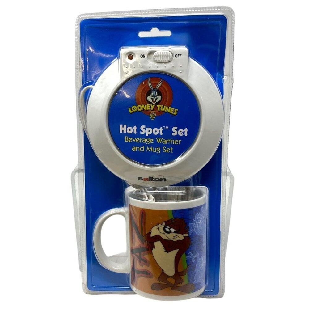 Vintage Dead-stock 1998 Looney‎ Tunes TAZ Hot Spot Set Mug